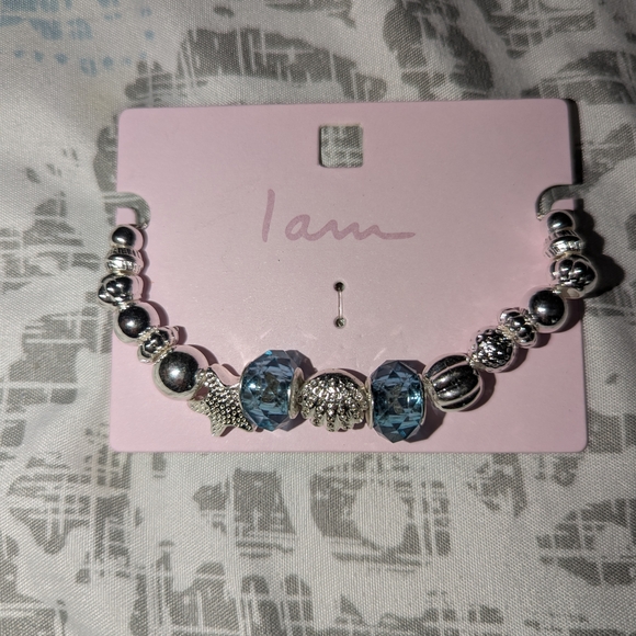 Jewelry - Silver and Blue Charm Bracelet